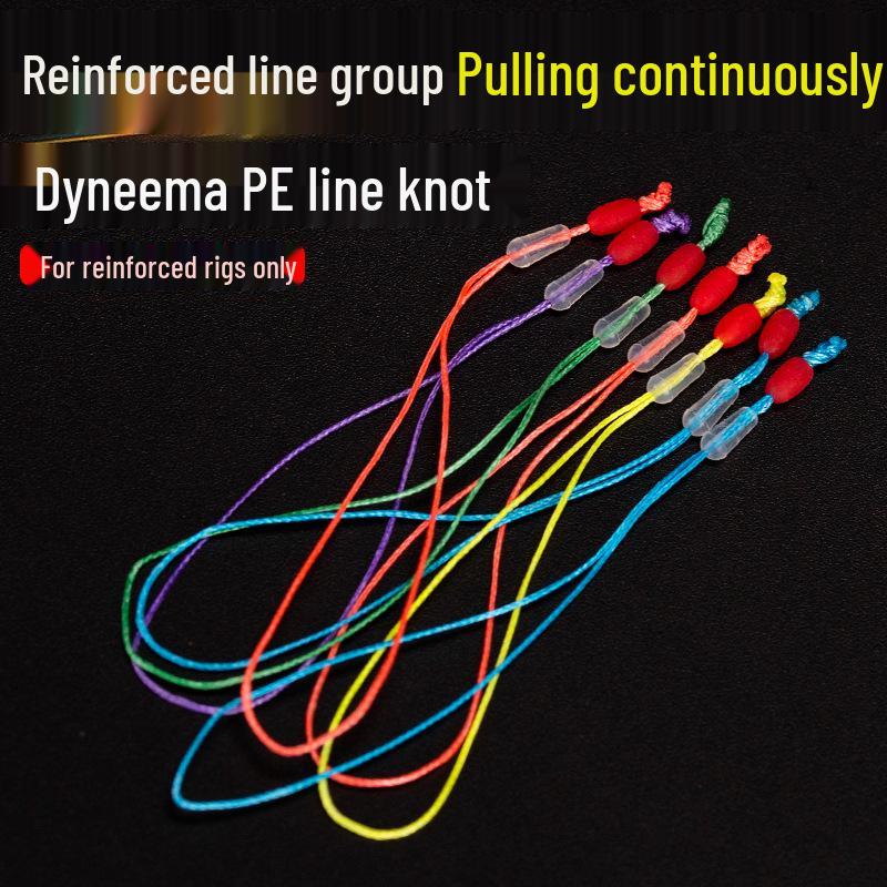 Ensemble de connecteurs de ligne principale Dyneema renforcé avec accessoires pour nœud de scion