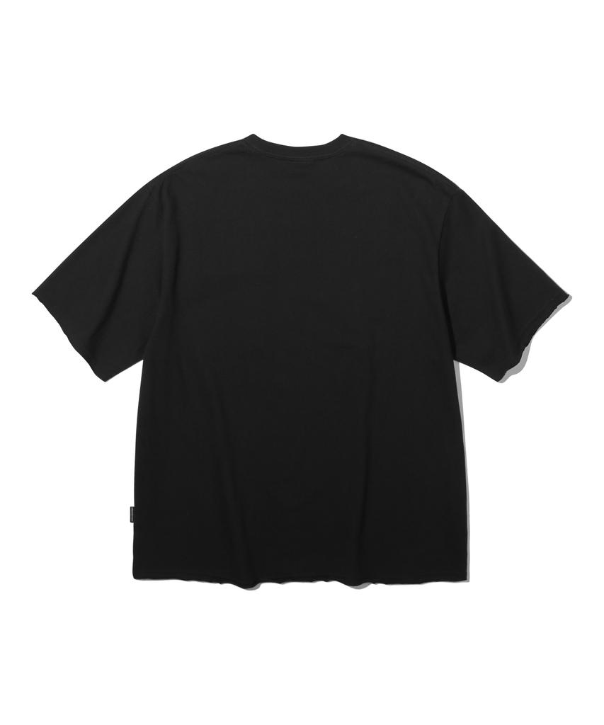 URBANSTOFF Cut-Off Crop Boxy Tee (Black)