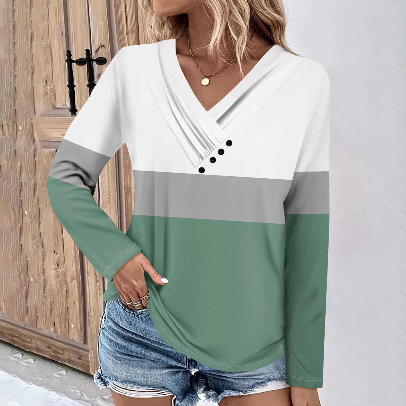 Блузки с длинным рукавом для женщин — фото 14