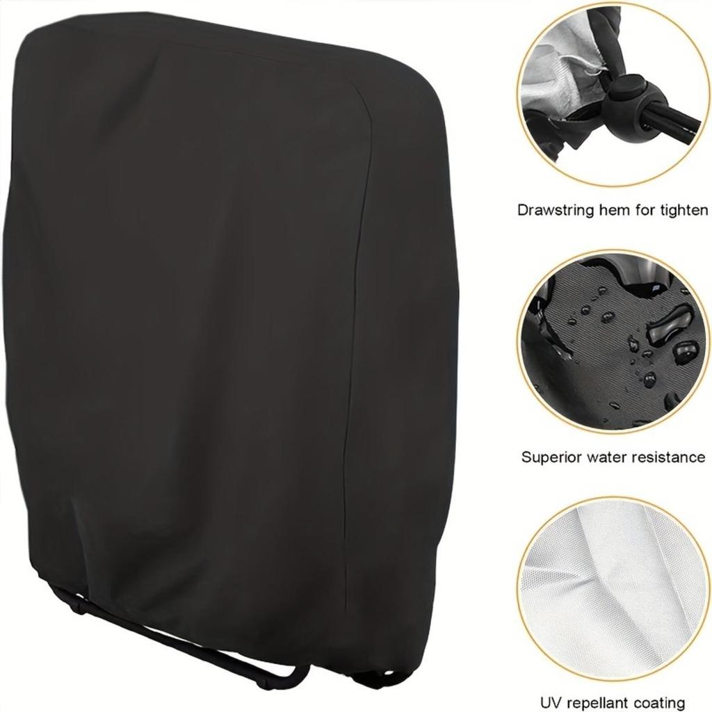 Folding Chairs Cover Outdoor Dustproof UV Protection Waterproof Cover Reclining Chair Cover Furniture Case Storage Bag