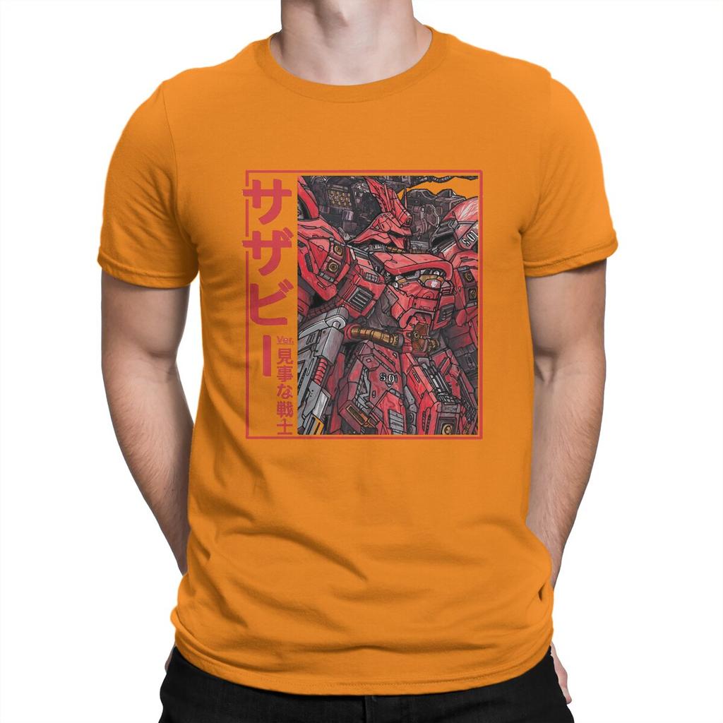 Men T-Shirts Sazabi CU Leisure 100% Cotton Tee Shirt Short Sleeve Sazabi T Shirt Crew Neck Clothing 4XL 5XL