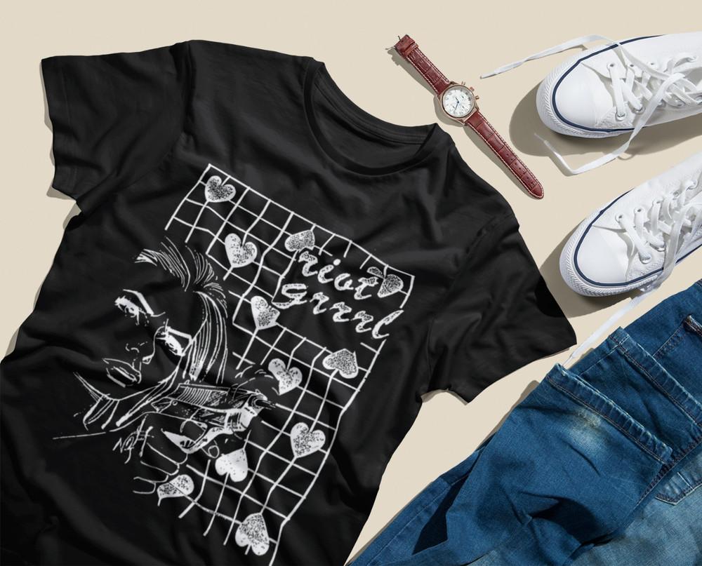 Riot Grrrl  t shirt  bikini kill sleater kinney Unisex T-Shirt L