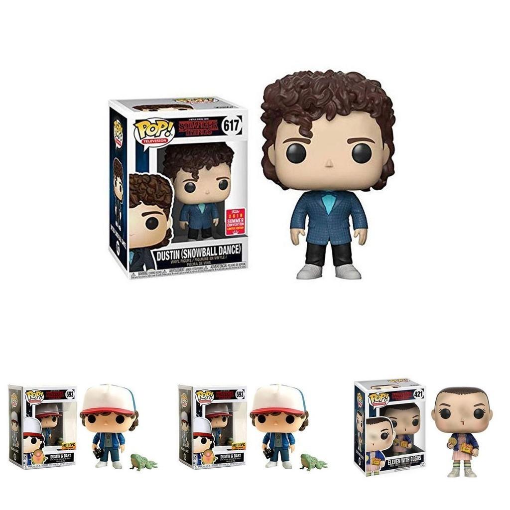 Funko Pop Stranger Thing Eleven Keychain Figure With Box Resin Decoration