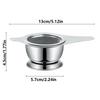 Stainless Steel Tea Strainer Set Fine Mesh Hanging Tea Infuser  Tea Brewing