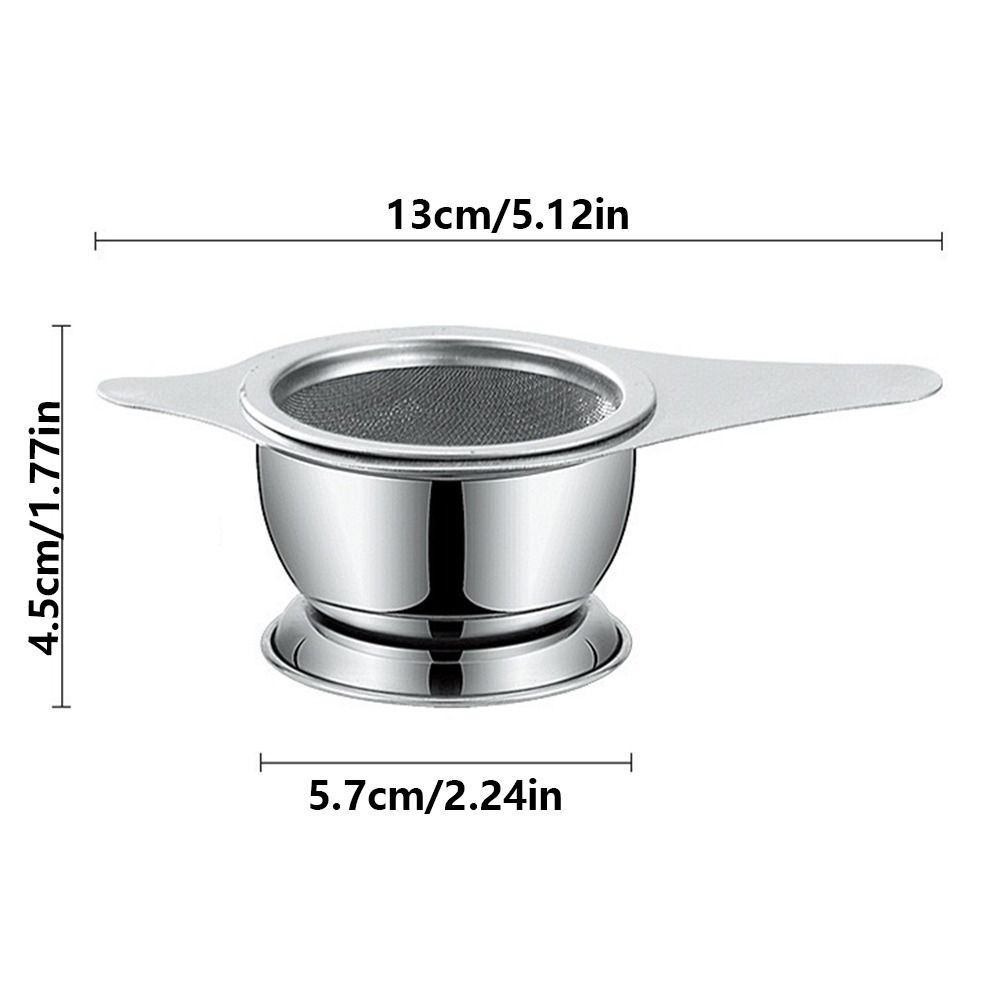Stainless Steel Tea Strainer Set Fine Mesh Hanging Tea Infuser  Tea Brewing