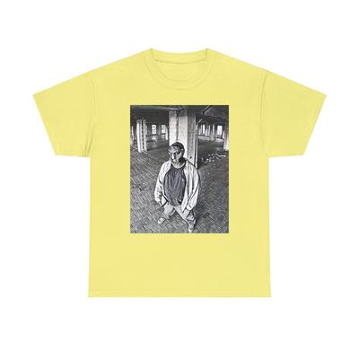 Maglietta Unisex a Maniche Corte con Girocollo e Stampa Grafica MF DOOM in Cotone Pesante
