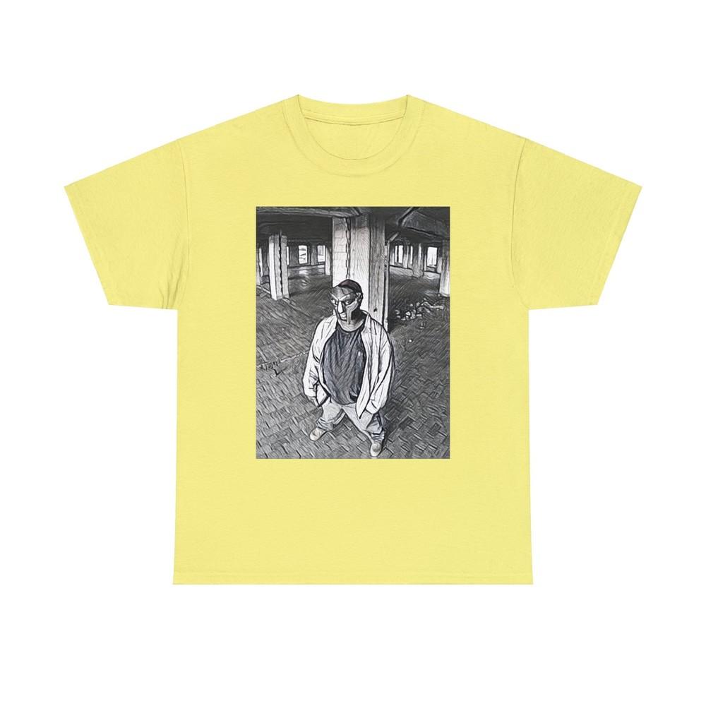 

MF DOOM Graphic Print Short Sleeve Crew Neck Unisex Heavy Cotton Art Tee Shirt 3XL