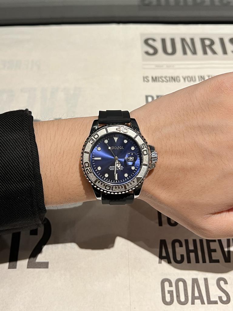 Submarine Type Watch for Man Silicone Band