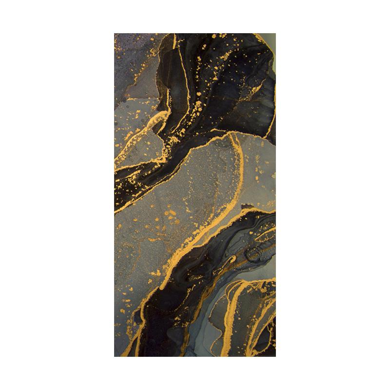 

Современная абстрактная картина на холсте, Золотая, черная линия, настенные художественные постеры и принты, скандинавские роскошные картины для гостиной, домашний декор 20x40cm