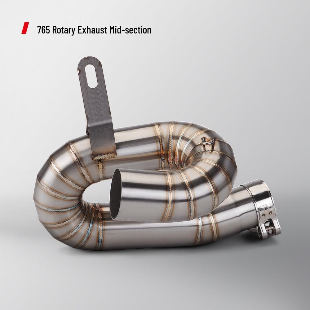 Модификация выхлопной системы Triumph 765 (средняя часть): Неразрушающая установка для мотоциклов и скутеров