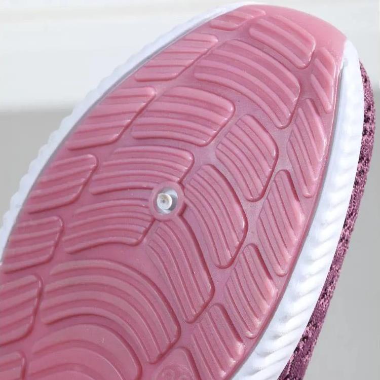 Motesko Damesko Mesh Sportssko Pustende Ballerinaer Myk Såle Fritidssneakers