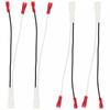 4Pcs Speaker Connector Harness For Mazda 323 90-94, 626 MX6 90-92, RX7 90-97 MX3