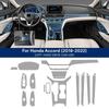 TPU Car Navigation Screen Film For Honda Accord 2018- Gearbox Protective Sticker Anti-scratch Repair Interior Accessories