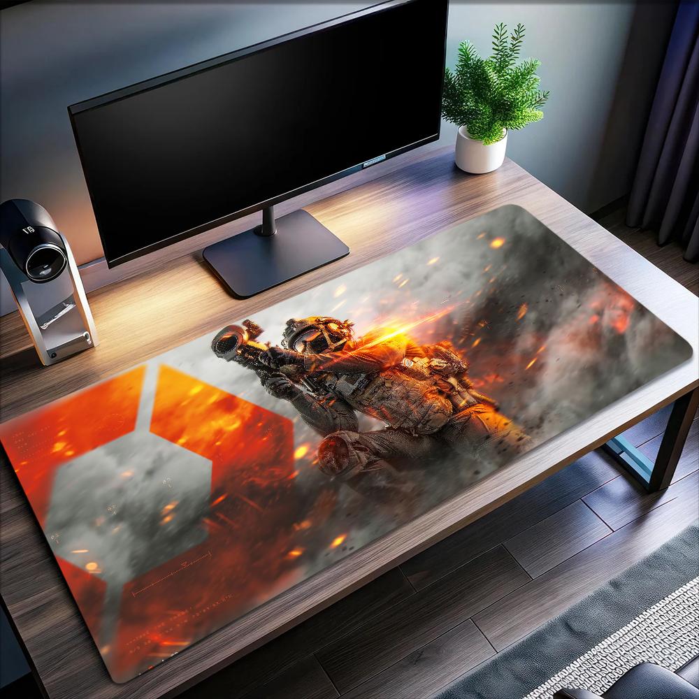 Tappetino Mouse Tattico Soldato B-Battlefield 6 Antiscivolo Spesso Grande Bordo Cucito per Scrittura Ufficio Studente Gaming Cuscino MousePad