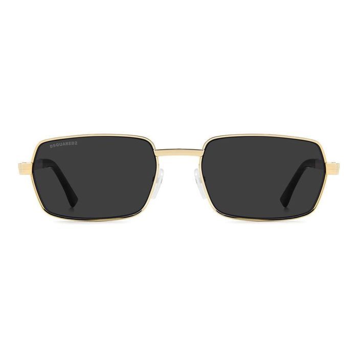 Lunettes de Soleil - DSQUARED² - D2 0192/S - Métal doré - Verres gris - 58/19/145