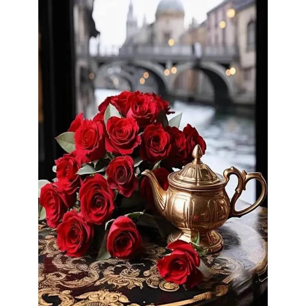 

DIY Повний круглий алмазний живопис Вишивка хрестиком 3D милий кошеня тваринна сцена Маленька квітка домашнє декоративне мистецтво Алмазний живопис 5d алмазний живопис Full Square 30X42.5CM