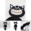 Adorable Siren Head Series Black Cat Plush Toy Cozy Stuffed Doll For Collectors