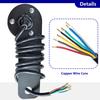 1.5M 12N 7Pin Pre-Wired Socket Car Trailer Caravan Electrics Mounting Plate Electrics Wire Part Wiring Connector Towing Towbar