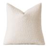 Textured Cushion Cover Boucle Cover, Cozy Throw Pillow Case, Decorative Solid Color for Sofa Couch Living Room Bedroom, 18 x Inch Cases