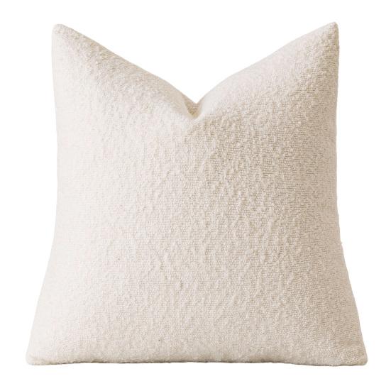 Textured Cushion Cover Boucle Cover, Cozy Throw Pillow Case, Decorative Solid Color for Sofa Couch Living Room Bedroom, 18 x Inch Cases