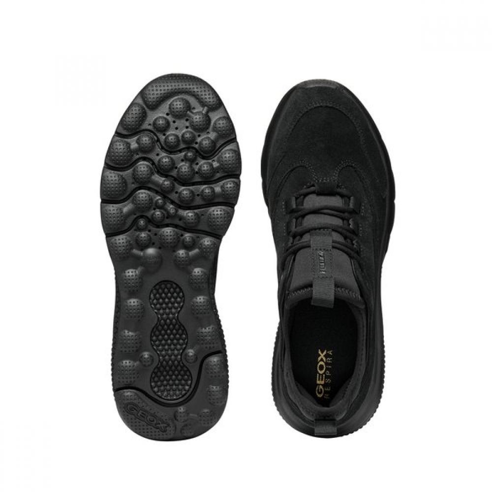 Geox Damen S Komfort Sneaker Schwarz 8gxtha4f1S