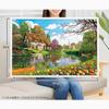 Blooming Waterway by Dominic x 50 jigsaw made in Japan by APPLEONE 1000-922 Davison, 1000-piece (75 cm) puzzle,