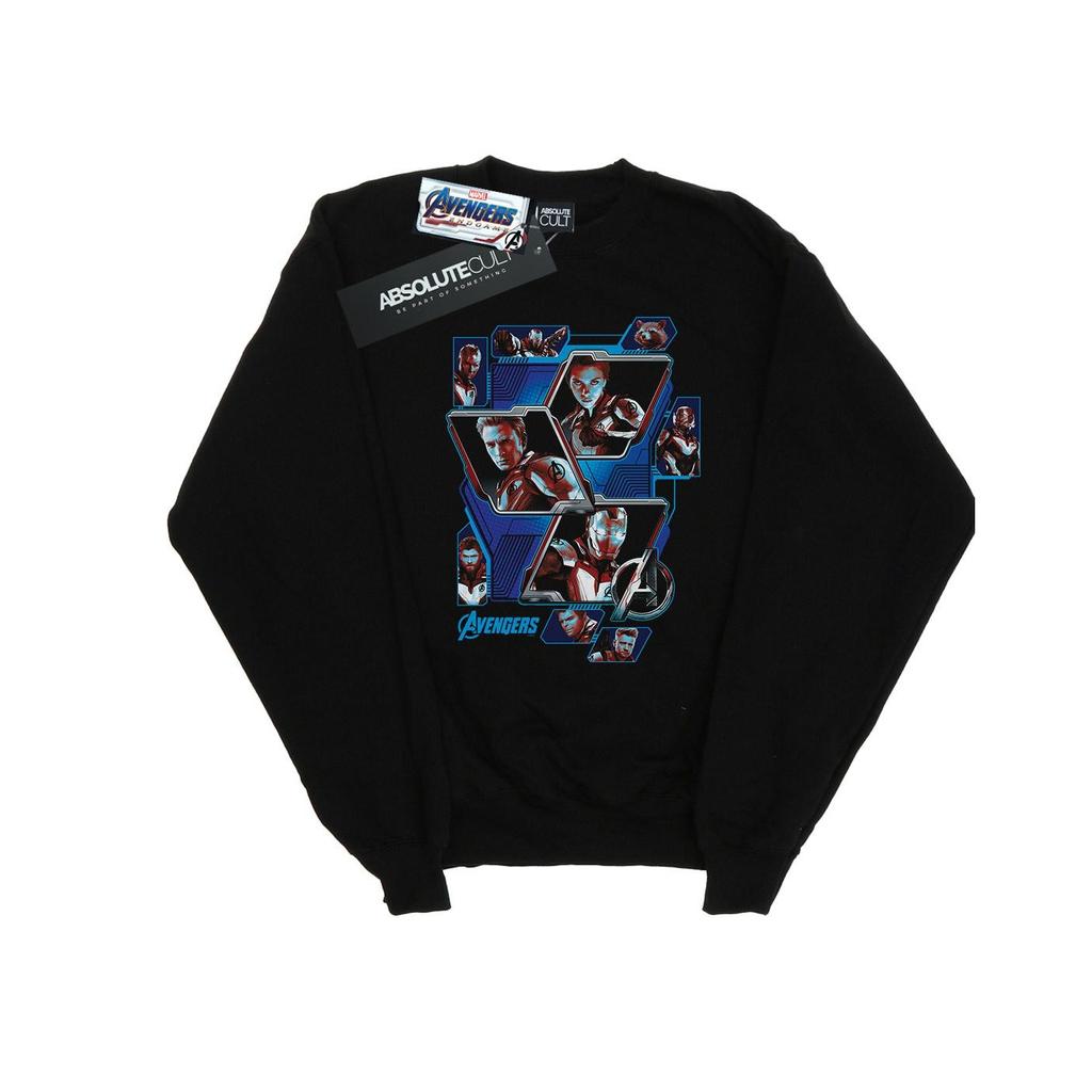 Marvel Mens Avengers Endgame Hero Panels Sweatshirt
