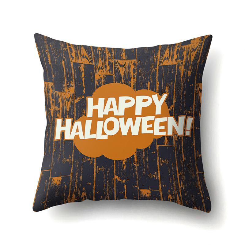 Halloween Pillowcase Car Waist Pillow Pumpkin Sofa Cushion Cover Office Home Living Room Pillowcase