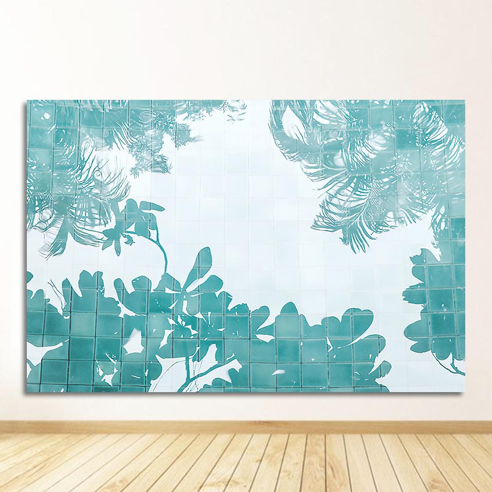 Nordic Posters And Prints Wall Art Canvas Painting Wall Pictures For Living Room Decor Sea Beach Pineapple Girl Swimming Pool
