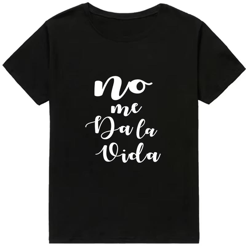 2025 Summer New Retro and Trendy Letter-printed T-shirt Loose and Casual Short-sleeved Cotton Sport Top for Men and Women