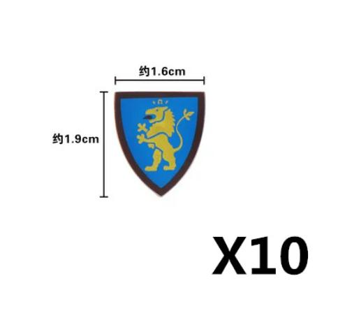 MOC Medieval Military Figures Weapons Building Blocks Knight Soldiers Shield Vest Armor Sword Ax Spear Bricks Toys Children