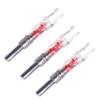 3PCS Lighted   Nocks PC LED Lighted Archery Hunting Shooting Practice Nocks for   Shaft with 6.2mm 6.25mm Inner Diameter