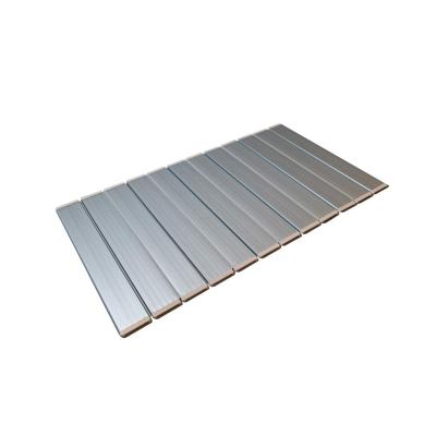 Topre Folding Bathtub Lid, Antibacterial Ag+, Metallic Gray, 70 X 119 Cm, Made In Japan, M12
