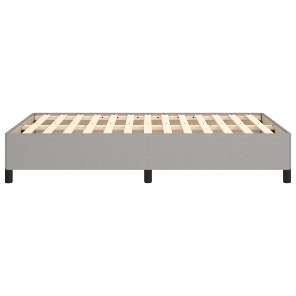 Vidaxl Struttura Letto Senza Materasso, Grigia, 120X190 Cm, Tessuto