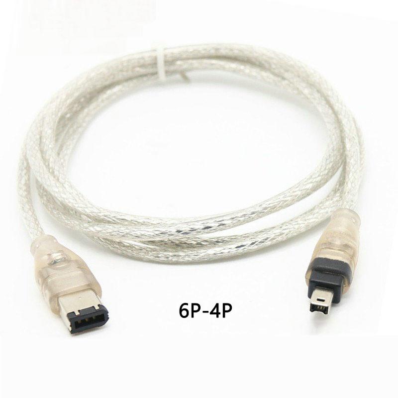 Hochgeschwindigkeits-Firewire-Kabel für DV-Kameras USB 2.0 auf 4-Pin 6-Pin 4-Pin ILink IEEE 1394B Kabel für Kamera-Peripheriegeräte