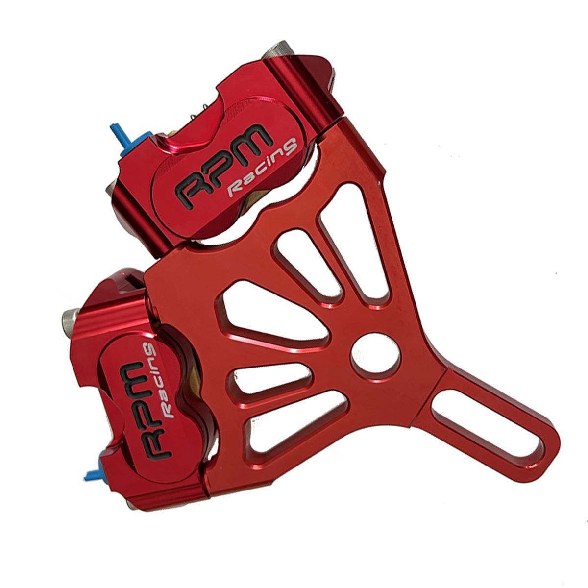 

Motorcycle Scooter Double Rear Brake Caliper whith Adapter Bracket Brake For Disc Brake Pump Honda Yamaha Kawasaki Pit Dirt Bike