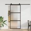 VidaXL Sliding Door with Black Hardware Kit 90x205 Cm 3375955