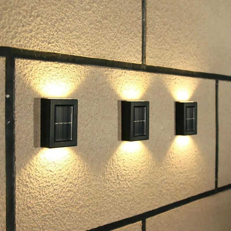 1-16PCS Solar Lamp Outdoor LED Lights IP65 Waterproof for Garden Decoration Balcony yard Street Wall Decor Lamps Gardening Light