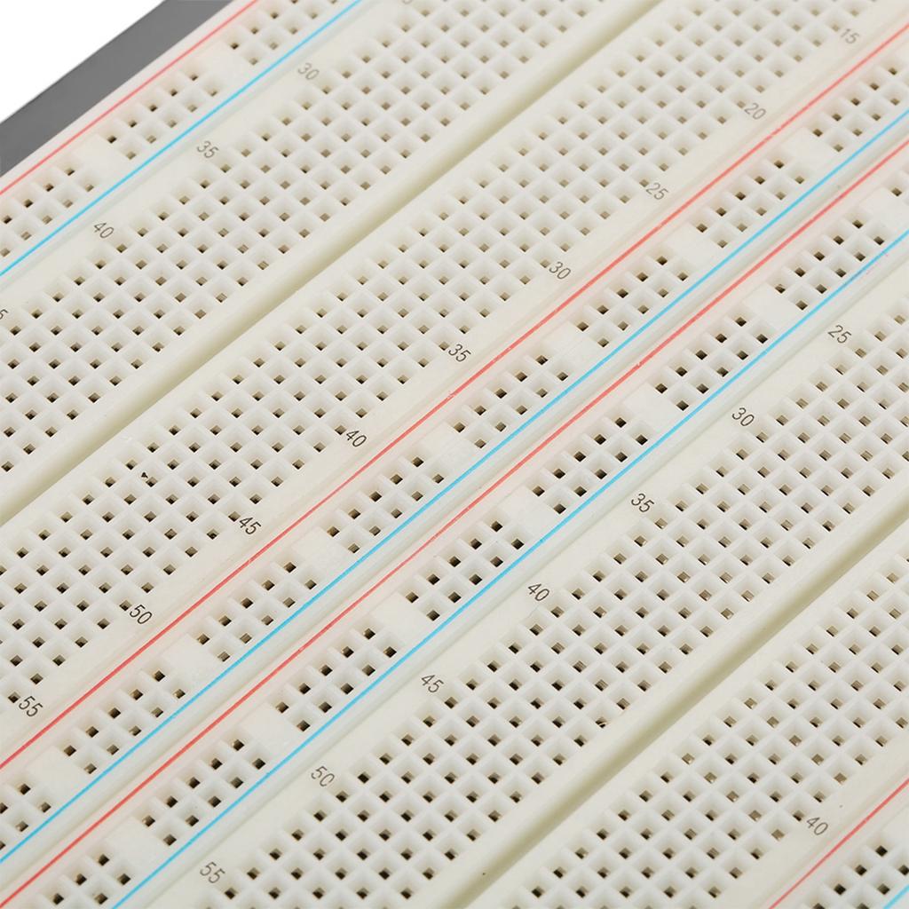 1660 Points Holes Plug In Breadboard Test Bed  Solder Circuit Test