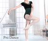[Pro Dance] ProDance Velor Short Sleeve Leotard Ballet Simple Cute