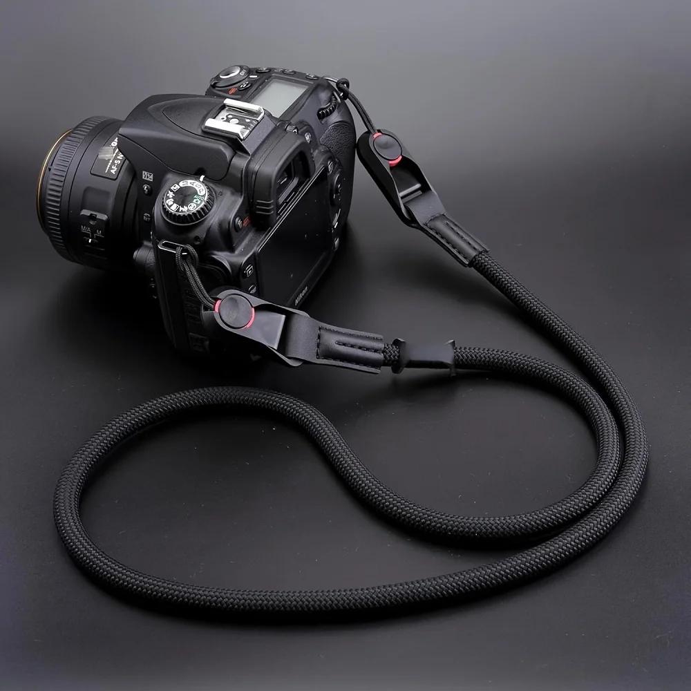 Quick-Release Adjustable Camera Strap Durable Polyamide Climbing Rope for DSLR Mirrorless Cameras For Nikon Canon Sony Fuji