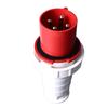 Industriestecker 3P+E 63A IP67 Wasserdicht IK07 Stoßfest Elektrischer Kabelverbinder