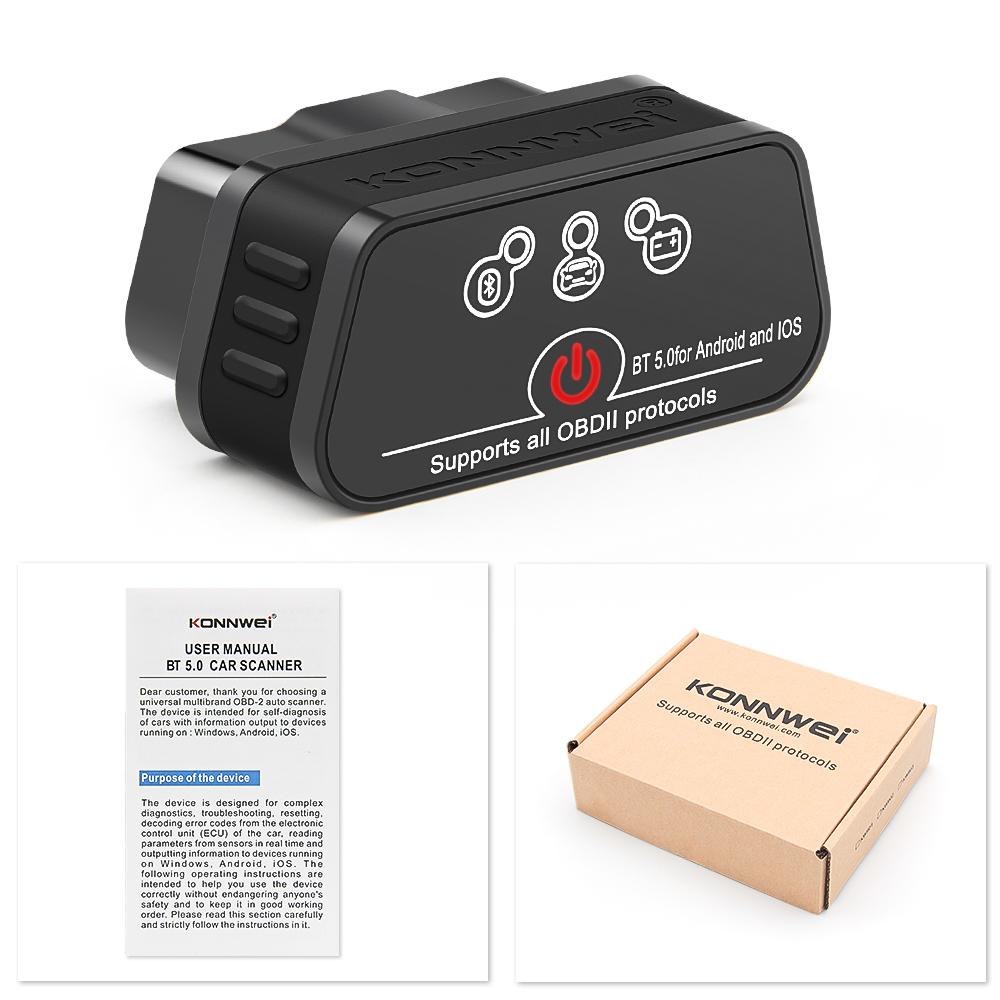 KONNWEI KW901 MAXOBD ELM327 V1.5 Bluetooth 5.2 V1 5 Scanner OBD2 Auto Instrumente de Diagnosticare Auto OBD 2 Cititor de Cod pk Vgate iCar2