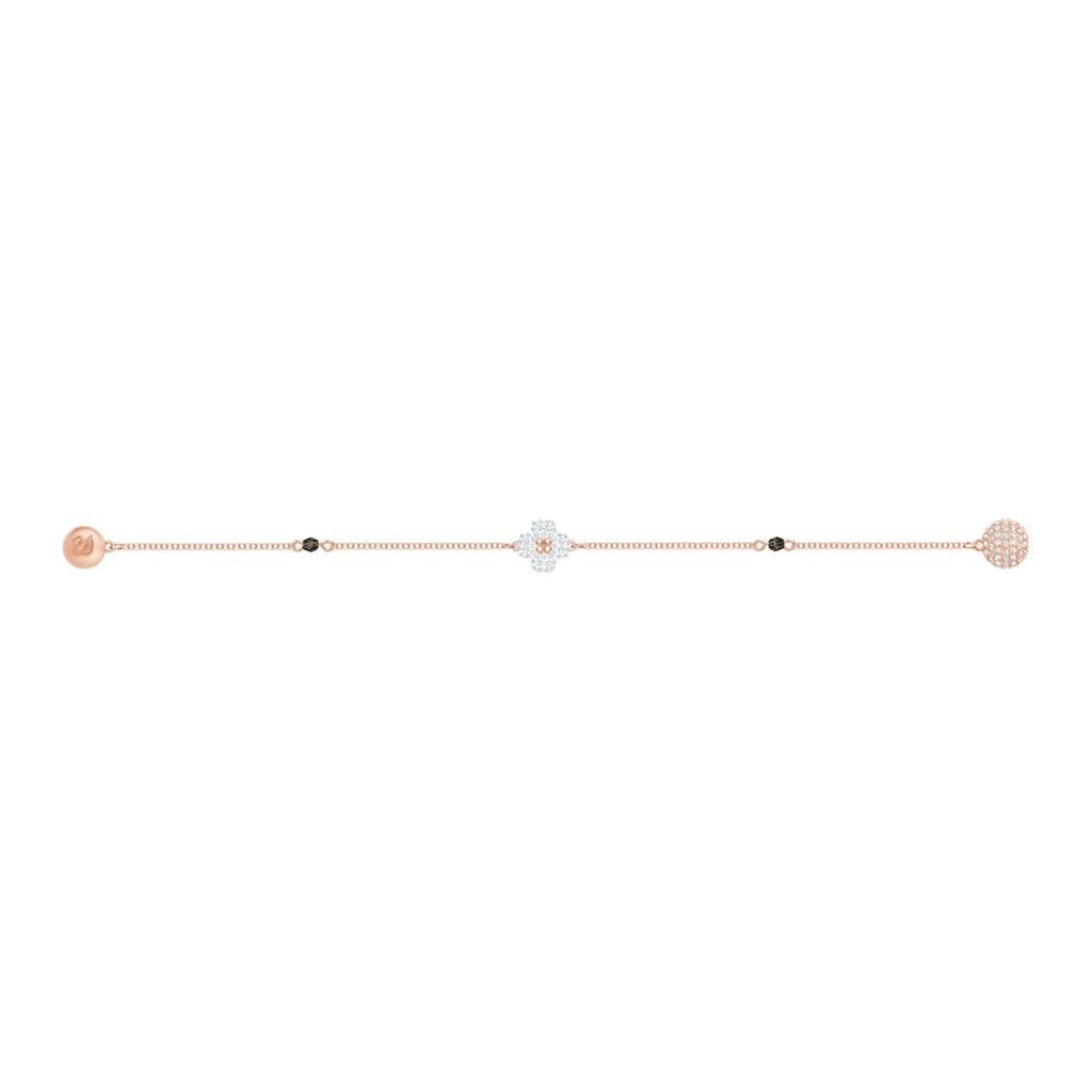 Swarovski Remix Collection Clover Strand Bracelet Rose Gold Tone Women Bracelet 5375185