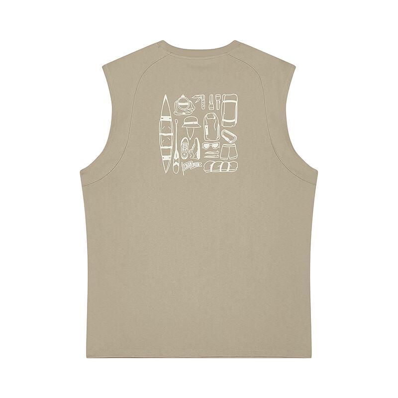 Champion Unisex Embroidered Logo Sleeveless Cotton T-Shirt