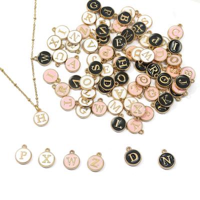 10Pcs 12mm Three Colors 26Letters Accessories For Jewelry Component Making DIY Earring Bracelet Necklace