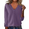 Women Casual Long Sleeve Knit Cardigan Loose Fit Fashion Top Jacket