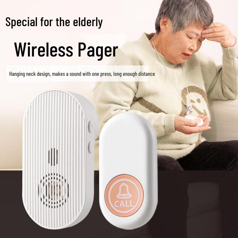 Wireless Waterproof Doorbell for Elderly - Outdoor Emergency Call Device