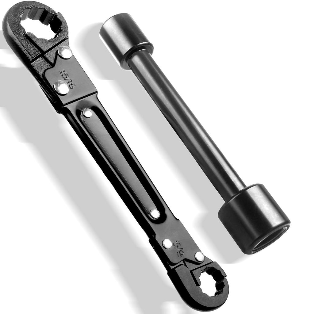 Plumbing Tool, Angleon Wrench Professional Plumber Wrench Tool for Installing New Compression