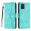 For Samsung Galaxy XCover7 Pro Leather Case Wallet Stand Smile Imprinted Phone Cover with Strap